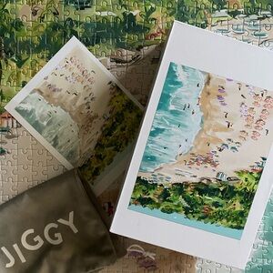 Coastal Beach Puzzle - Blue and Green